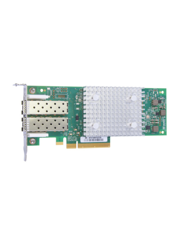 HPE StoreFabric SN1600Q 32Gb Dual Port - Hostbus-Adapter - PCIe 3.0 x8 Low-Profile - 32Gb Fibre Channel x 2 - f?r SimpliVity 380 Gen10 Node