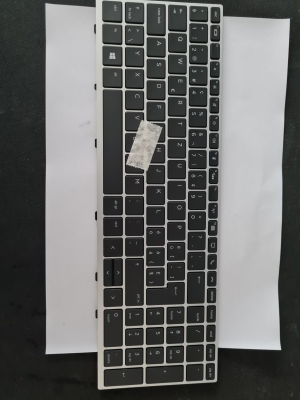 HP Ersatz Keyboard mit Backlight für Elitebook 850 G5 und G6, Schweizer Layout