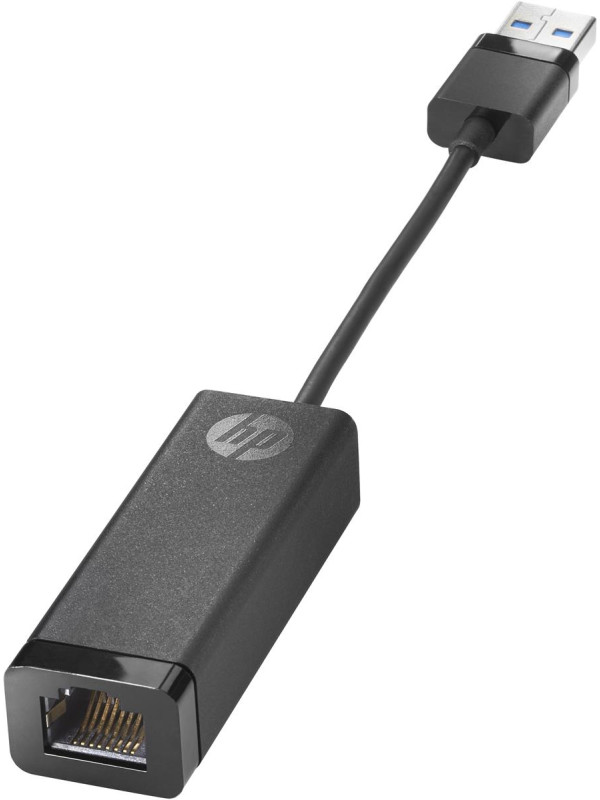 HP USB-3.0-zu-Gigabit-LAN-Adapter. Anschluss 1: RJ-45, Anschluss 2: USB 2.0 Type-A