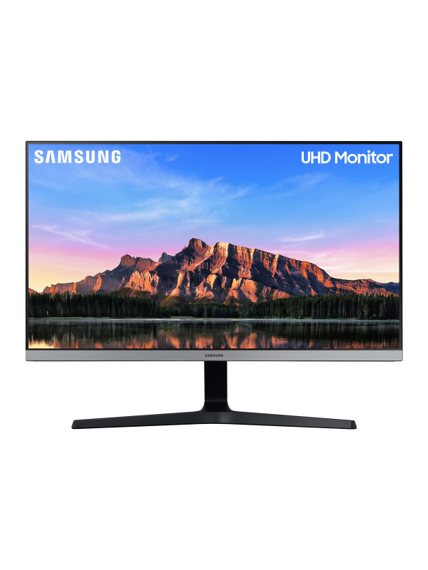 Samsung U28R550UQR - 71,1 cm (28 Zoll) - 3840 x 2160 Pixel - 4K Ultra HD - LED - 4 ms - Blau - Grau 300 cd/m² - IPS - HDR10 - 4 ms - 178°/178° - 60 Hz - 2 x HDMI - 1 x DisplayPort - 5.8 kg