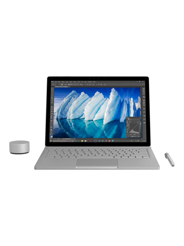 Microsoft Surface Dial - Cursor (Puck) - kabellosBluetooth 4.0 - Magnesium - kommerziell - für Surface Book - Laptop -