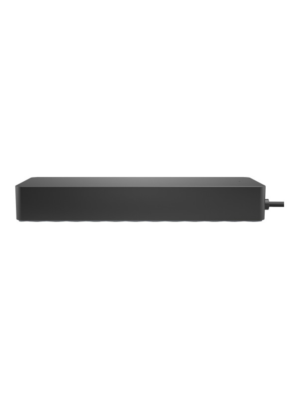 HP Universal USB-C Multiport Hub HP HP Universal USB-C Multiport Hub, 1xUSB-C (data), 2x USB-A 3.0, 1x HDMI 2.0, 1x Display Port 1.2, 1x USB-C passthrough, 1x RJ-45 Supported resolution 2x4k@30 or 1x4k@60, 65W Power Delivery, PXE Boot, WoL S0-S3, HBMA, MA