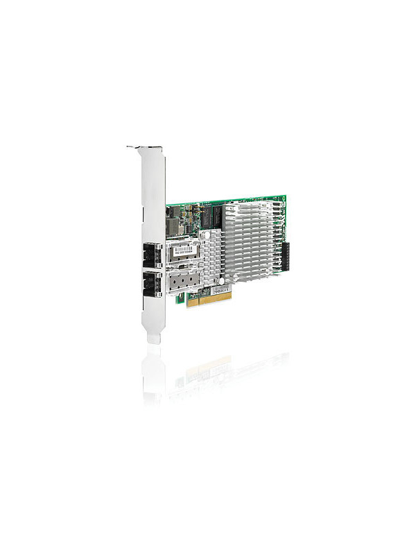 HP Enterprise NC522SFP - Netzwerkadapter - PCIe 2.0 x8  2 Anschl?sse - f?r ProLiant DL165 G7 - DL360 G7 - DL370 G6 - DL380 G6 - DL380 G7 - DL385 G6 - DL580 G5 - SL165s G7